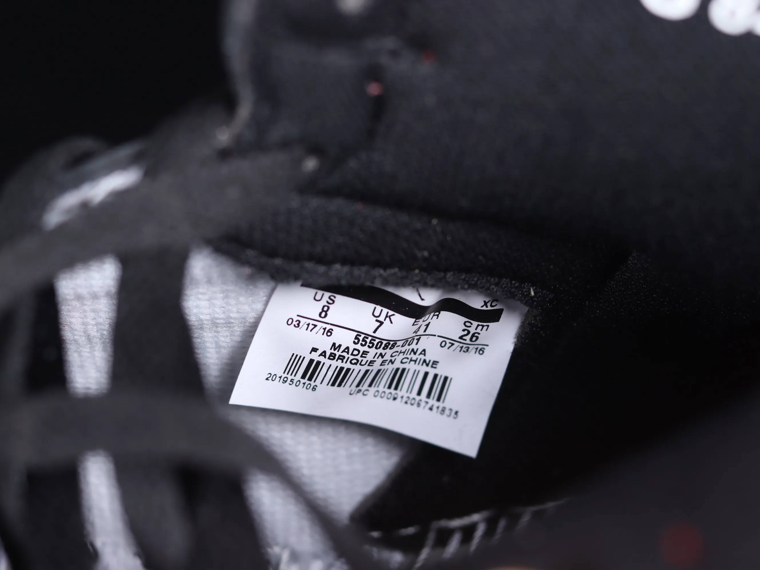 All categories Air Jordan Jordan series basketball shoes Air Jordan 1 High Air Jordan 1 Retro High OG Banned AJ1 banned Joe 1 black and red high-top basketball shoes 555088-001